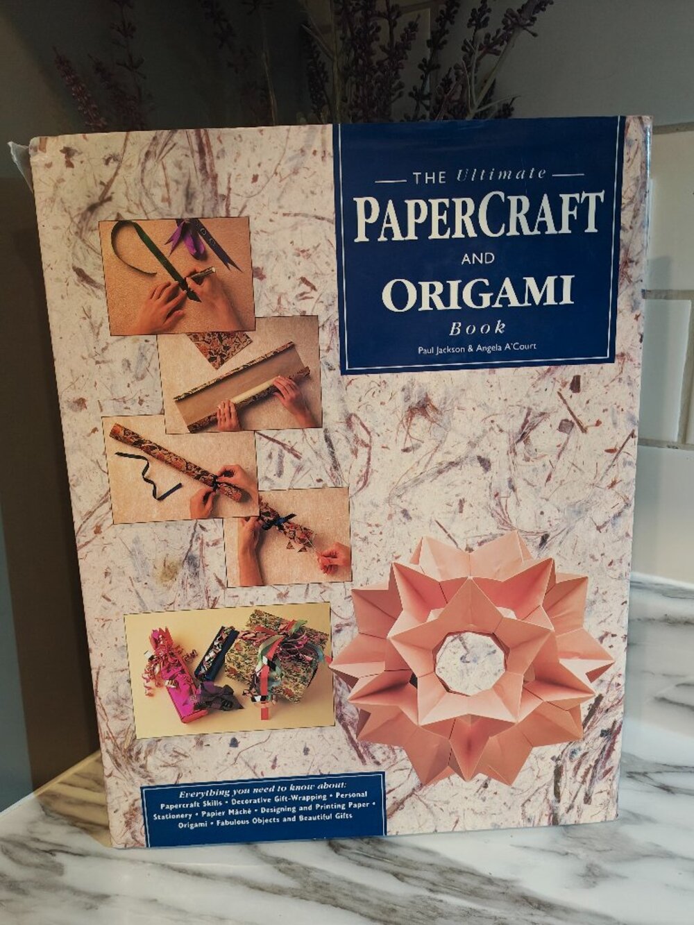 1993 The Ultimate Papercraft and Origami Book Hardcover Coffee Table Book